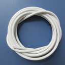 2 x White Curtain Wire Hanging Cord with Self-Adhesive Hook and Eyes for Net Curtain Rods (4 Meter)