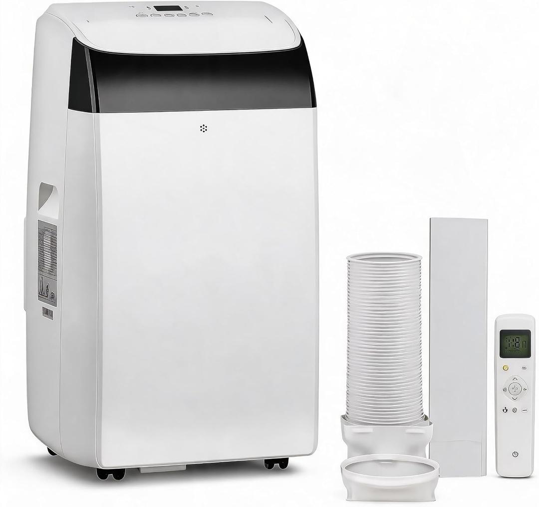 14,000 BTU Portable Air Conditioners, Cools Large Room Up to 700 Sq.Ft, 3-in-1 AC Unit with Dehumidifier & Fan, Remote Control, Quiet Sleep Mode, Energy Efficient for Home Office Garage