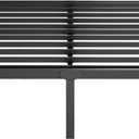 Furnitui 16 Inch High Metal Full Size Bed Frame, Platform Bed Frame Full Size No Box Spring Needed, Easy Assembly, Noise Free, Sturdy, Black