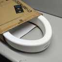 Carex Toilet Seat Riser, Elongated Raised Toilet Seat Adds 3.5 inches to Toilet Height, for Assistance Bending or Sitting, 300 Pound Weight Capacity Toilet Riser