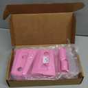 E-cowlboy Door Hinge Cover Trim Exterior Accessories for Jeep Wrangler JK JKU Sport Rubicon Sahara X Unlimited 2-Door & 4-Door 2007-2018 (Pink 8PCS)