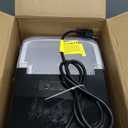 DUMOS Countertop Ice Maker with Handle, 26lbs/24H Portable Ice Machine, 9 Bullet Ice Cubes Ready in 6 Mins, Self-Cleaning, Quiet Compact Ice Maker for Home, Kitchen, RV, Camping, Black (12.5"*11.6"*8.8")