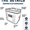 YETI Hopper Flip 18 Portable Soft Cooler, Pace Purple/ Blue