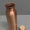 Copper Water Bottle - 34oz - Handcrafted Ayurvedic 100% Pure Copper Water Bottle for Drinking |Men & Women| Leak-Proof Lid BPA Free Non-Insulated & Eco Friendly with Premium Quality for Sport & Travel