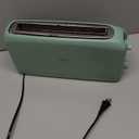 bella 2 Slice Slim Toaster, Fits-anywhere Kitchenware, 6 Setting Shade Control with Reheat & Cancel Buttons, Fits Sourdough, 10 Long Slot, Anti Jam & Auto Shutoff, 900 Watt, Seaglass