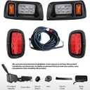Dr.Acces Club Car DS LED Light with Deluxe harness and Upgrade Headlight Power Kits | with Turn Signals, Hazard Flasher, Horn and Brake for Club Car DS Gas & Electric Golf carts (1993 & up)