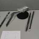 Adjustable Shirt Display Stand, 20-35 Inch Height Tshirt Display Stand for Vendors, Wooden T Shirt Mannequin Display forShirt, Jacket, Coat at Clothing Vendor Events, Trade Fair, Trade Show(Black) (1Pcs)