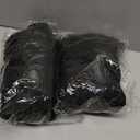 Yahpetes Chair Covers 2 Pcs Cocktail Tablecloth Round Spandex Lycra Stretch Covers Tablecloth for Bar, Wedding, Cocktail (Black, 24" x 43")