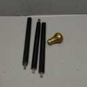 Vintage Solid Brass Designer Handle Walking Stick Cane 36"