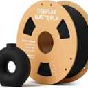 DEEPLEE Matte PLA Filament 1.75mm, 3D Printer Filament Dimensional Accuracy +/- 0.02mm, No Clogging, Higher Toughness, Cardboard Spool 3D Filament, 1kg Black