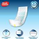 Simple Solution Disposable Male Wraps, Absorbent Leak Proof Belly Bands for Dogs, Incontinence Aid, Puppy Training, Marking Control, and Travel Protection, Medium Dogs, 15-23 Inch Waist, 30 Count