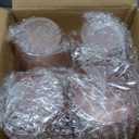 DaYammi 100 Pack 10oz Pink Plastic Cups for Party Premium Glitter Disposable Plastic Cup for Martini and Cocktail, Hard Pink Disposable Cups for Wedding,pink cups for Mother's Day Party