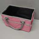 Watpot Marker Storage Bag Art Supply Organizer Case for Pen Coloring Craft Pink