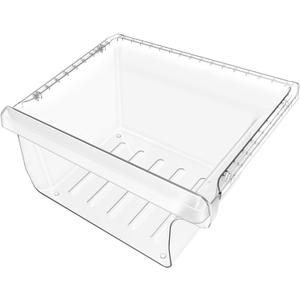 UPGRADED DA97-08692B Refrigerator Crisper Drawer Compatible with Samsung Fridge Drawer Replacement RS25J500DSG RS25J500DSR RS261MDRS RS25H5000SR Drawer for DA97-08692A Samsung Refrigerator Drawer