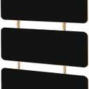 Double Sided Hanging Chalkboard Signs Wooden Erasable Message Board Rustic Chalkboard Hanging Signs Rectangle Message Memo Display with Rope for Wedding Bar Restaurant Kitchen Wall(1 Set)