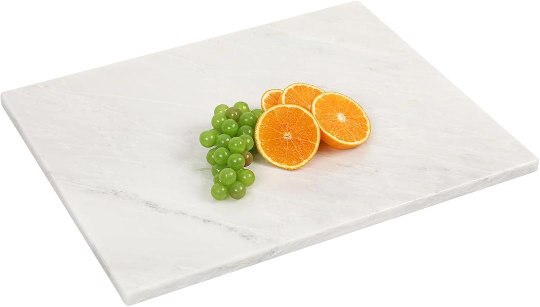 White Marble Cutting Board 16x20 Inch