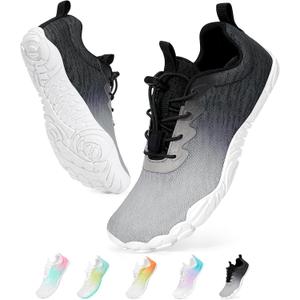 Hike Barefoot Shoes Womens Mens Footwear, Pro Water Shoe Women Men Barefoot Hiking Beach Grounding Shoes for Travel, Wide Toe Box Zero Drop Non-Slip Breathable Lightweight, Size 42