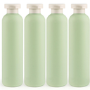 4 Pcs 260ml/8.8oz Squeeze Bottles Plastic Travel Lotion Bottles Refillable Containers with Flip Cap for Toiletries Creams Lotion Shampoo Conditioner