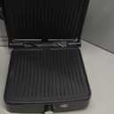 OSTBA Panini Press Grill Indoor Sandwich Maker with Temperature Setting, 4 Slice Large Non-stick Versatile Grill, Opens 180 Degrees to Fit Any Type or Size of Food, Removable Drip Tray, 1200 W