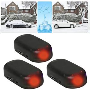 3PCS Antifreeze Electromagnetic Car Snow Removal Device, Antifreeze Snow Removal Instrument, Defroster for Car Windshield Antifreeze Device