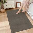 Area Rugs for Kitchen,Living Room,6 Pieces 12"x12" Super Absorbent and DIY Square Carpet,Non Slip Machine Washable Rug,Soft Indoor Floor Carpet for Bedroom,Office,Sink,Laundry,Taupe