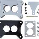 Carburetor Carb Adapter Plate with Throttle Linkage Compatible with Jeep AMC CJ 258 6cyl 4.2L BBD Carter to Ford Motorcraft 2100 2150 Swap