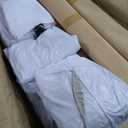 6 Sets Teepee Tent with Inflatable Airbed, Fitted Sheet and Pillow Inserts Play Tent White Washable Foldable for Indoor Outdoor Slumber Party Sleepover Playhouse