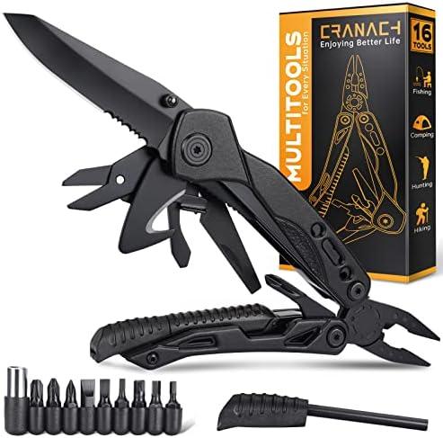 Christmas Stocking Stuffers for Men Dad Adults Gifts 16 In 1 Pocket Multitool Knife Plier Camping Accessories Multi Tool Gadgets Birthday Him Husband Boyfriend Women Who Have Everything Wants Nothing