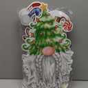 TREWAVE Christmas Gnome Fence Peeker Decorations Outdoor Peeking Garden Yard Decor Fence Ornament for Winter Holiday Patio Home (Xmas-Gnome), TREUSYS01