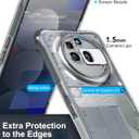Case for Nothing Phone 3a Pro, Clear Cover with Reinforced Corner Bumper Camera Protection Slim Fit Shockproof Flexible TPU Case for Nothing Phone (3a) Pro - Transparent