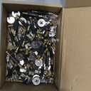 50 Sets Furniture Connecting Cam Lock Fittings with Dowel Cam Lock Connectors Furniture Fastener Screws Nut for Wardrobe and Cabinet