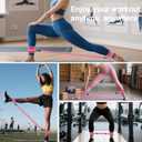 Adjustable Ankle Resistance Bands with Cuffs - 3-Level Booty Bands for Women, Home Gym Equipment for Glutes & Legs Workout, Pilates Yoga Accessories (X-Small)