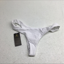 SherryDC Women's Sexy Cheeky Thong Brazilian Cut Low Rise High Leg Bikini Bottom Small