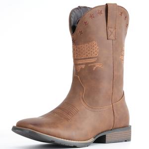 IUV Cowboy Boots For Men Western Boot Traditional