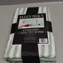 Ellen Tracy Stripe Single Standard Quilted Sham 20 x 26 Inch
