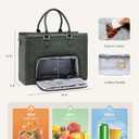 LOVEVOOK Laptop Tote Bag for Women, Large Work Computer Bag with Cup Holder
