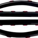 Lightronic Extra Durable Clip-on in-Channel Auto Vent Window Visor, Fits 2015-2020 Chevrolet Tahoe, GMC Yukon, Cadillac Escalade, UV Protection Rain Guard, Original Wind Deflector, Dark Smoke, 4-Pcs