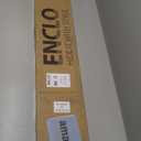 45.5in H x 36.5in W (2 Panels) No Dig Enclo Wilmington White Vinyl Privacy Screen, Outdoor Privacy Panels, Trash Can Enclosure, Air Conditioner Fence, Pool Equipment Enclosure, ZP19008