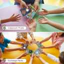 2 x 24 Packs Valentines Day Cards for Kids School with Fidget Spinner Sport Balls, Boys Girls Classroom Exchange