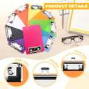 9 Colors Small Clipboards, 4 x 6 Inch Colored Plastic Clip Board with Pen Holder Retaining Clips, A6 Waterproof Mini Clipboard for Nurses Classroom Office Restaurant (9 Color)