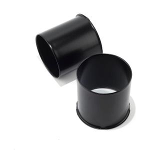2Pcs 4.25inch Trailer Wheel Center Caps Push Through 4.25" Bore 3.66" Tall Hub Cap for Truck SUV RV Wheel Rim, Black Wheel Cover