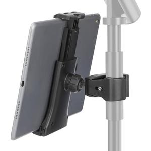 EEEKit Spin Bike Tablet Holder, 360 Adjustable Exercise Bike Handlebar Mount iPad Holder for Stationary Bicycle, Treadmill, Microphone Stand, Fit for 4.7-12.9in Devices