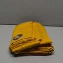 ChrisDowa 100% Blackout Mustard Yellow Solid Curtains 45 Inches Long 2 Panels for Bedroom Living Room,Farmhouse Room Darkening Thermal Insulated Soundproof Grommet Top Window Treatment Drapes,52x45