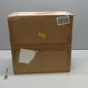 Gold Semi Flush Mount Ceiling Lights, 4-Light 18" Ceiling Light Fixture with White Pleated Fabric Shade, Drum Lamp for Nursery Hallway Bedroom Kitchen, AD-25036-4SF-GD