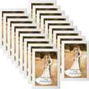 WIFTREY White 4x6 Picture Frame Set of 18, Photo Frames 4 x 6 Bulk for Wall Hanging or Tabletop Display