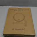 Gospire 9 Inch Extra Large Wall Mounted Mirror with 1X/10X Magnification, 360 Swivel & Extendable, Chrome Polished Finish for Bathroom Vanity, Shaving & Makeup (Men & Women) (Silvery)