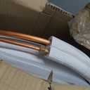25FT Mini Split Line Set,Coil Line Set HVAC Refrigerant with Nuts(1/4+3/8).Includes - 3/8" & 1/4" OD Copper Tubing, 3/8" Thick Insulation, Flared Nuts - for DIY Mini Split AC/Heat Pump Installation
