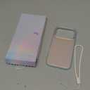 LONLI Hue for iPhone 17 Pro Case  Dynamic PrismGlow Holographic Iridescent Phone Cover, Slim Shock-Absorbing Protection, Cute Aesthetic Case for Women & Girls