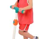 B. toys Wood Kids Scooter Adjustable Height & Light Up Wheels Solid Wooden Deck 3+ Years