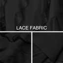 ZESICA Women's 2026 Summer Strapless Bodycon Tube Dress Sexy Off Shoulder Mesh Irregular Ruffle Backless Party Midi Dresses (Black, XL)